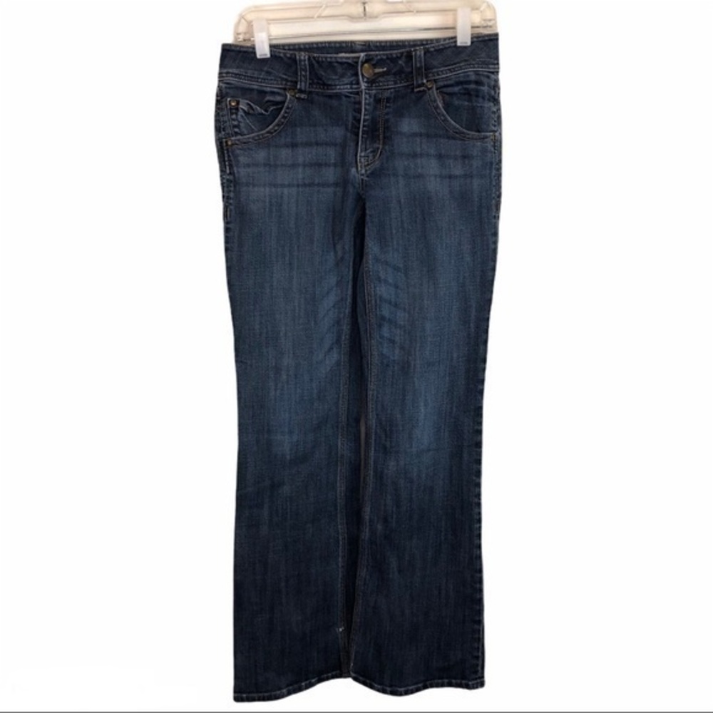👖CAbi Women's Jeans in Dark Denim Blue - Size 4